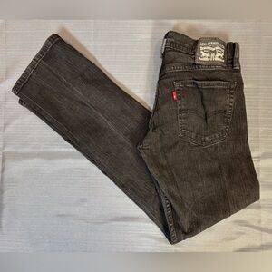 Levi’s Slim Fit Jeans – Men’s W32 L34 – Black / Charcoal Denim